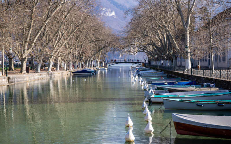 Annecy - Foire de la Saint-André -Le canal