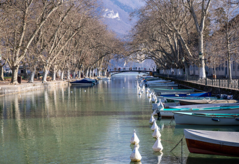 Annecy - Foire de la Saint-André -Le canal