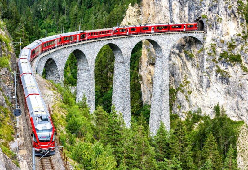 Viaduc de Landwasser dans les Grisons